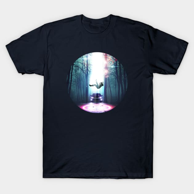 Alien Abduction T-Shirt by Vin Zzep